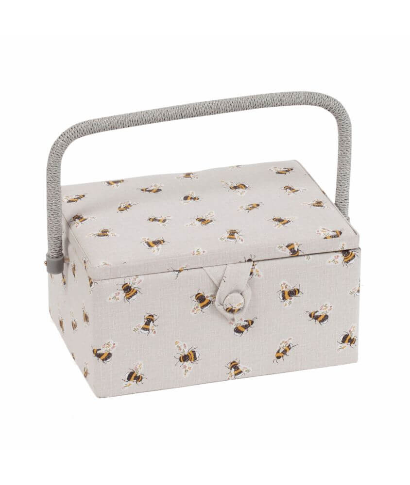 Coffret à couture motif Abeille - 18.5x25.5x14.5 cm - Distrifil