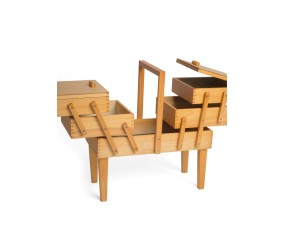 Travailleuse en bois à 3 niveaux sur pied - 21.2x41.9x44.7 cm - Distrifil