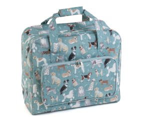 Sac pour machine à coudre motif Chiens- 20x44x38cm - Distifil