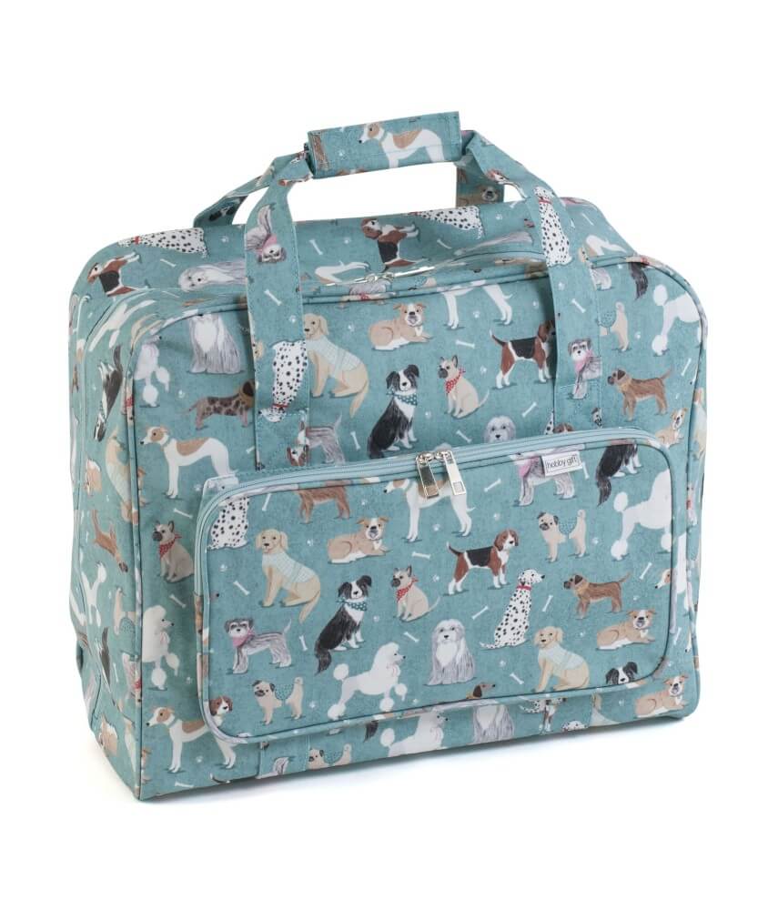 Sac pour machine à coudre motif Chiens- 20x44x38cm - Distifil