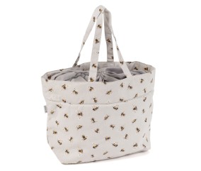 Sac de rangement à cordon motif Abeille - 18x32x34cm - Distrifil