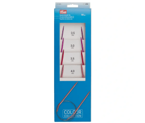 Set Aiguilles Circulaire en 80cm du N°2,5 à 4 - Prym