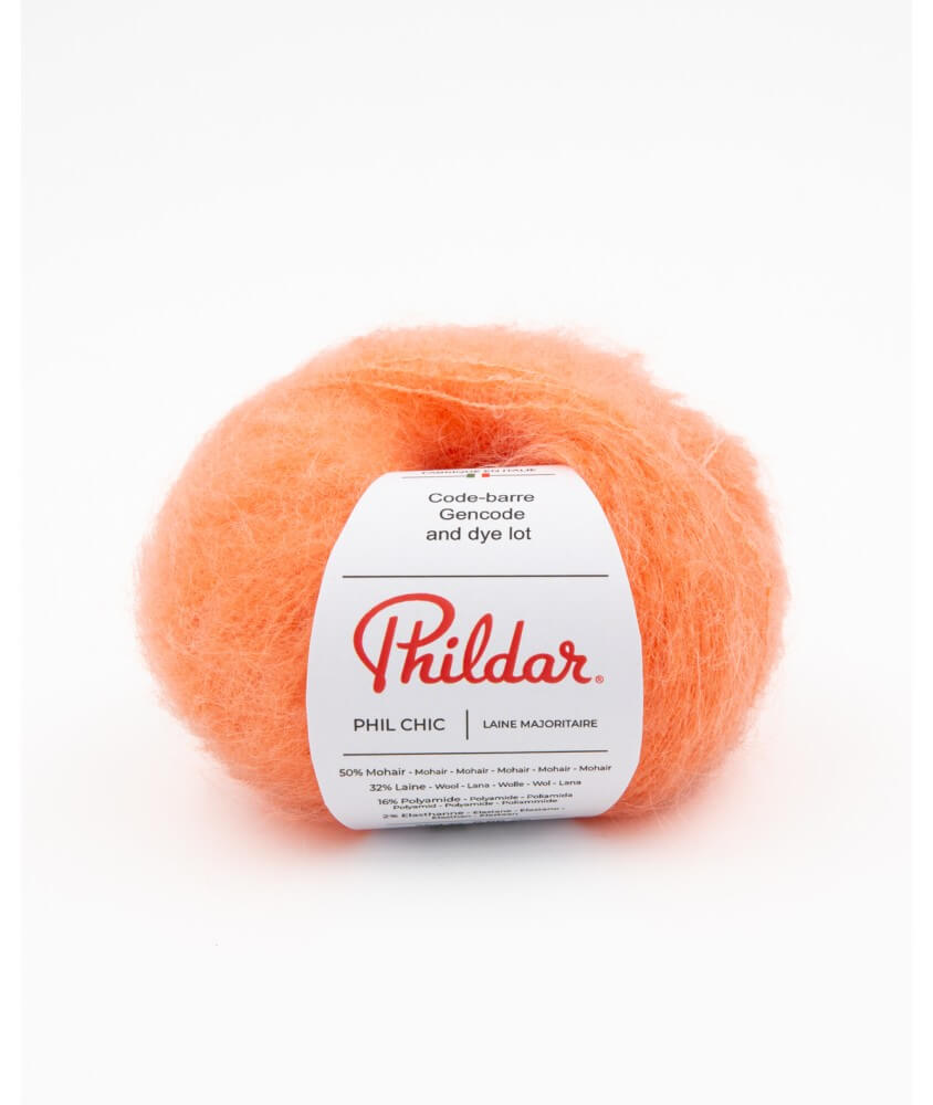 Pelote de laine et Mohair PHIL CHIC - 25gr - Phildar