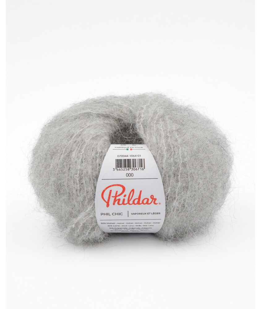 Pelote de laine et Mohair PHIL CHIC - 25gr - Phildar