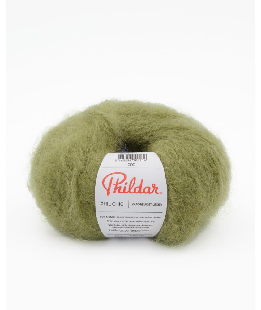 Pelote de laine et Mohair PHIL CHIC - 25gr - Phildar