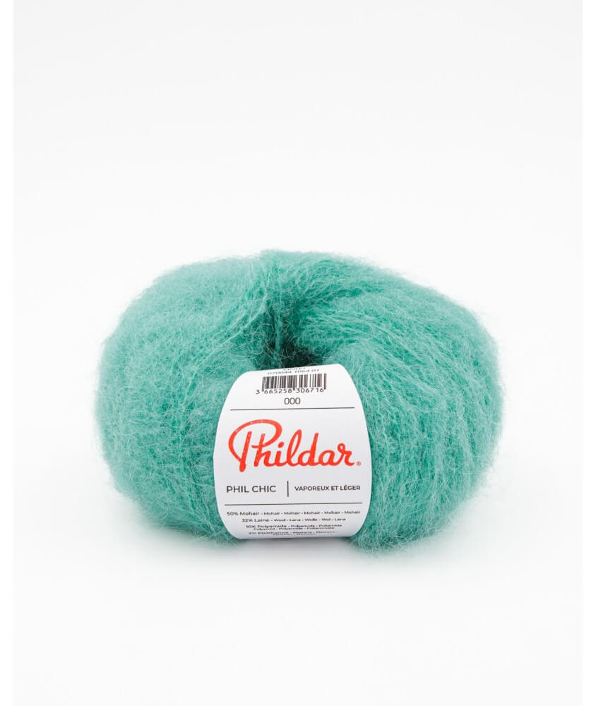 Pelote de laine et Mohair PHIL CHIC - 25gr - Phildar