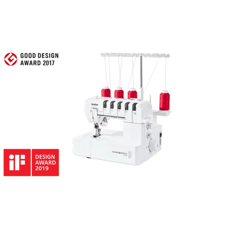 La recouvreuse Brother CV3550 récompensée Good Design et iF Design