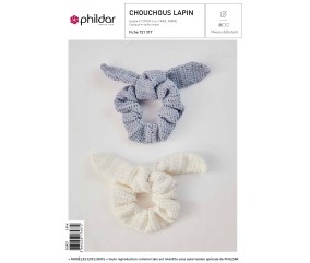 E-MODELE ACCESSOIRE - CHOUCHOUS LAPIN FILLE - PHILDAR