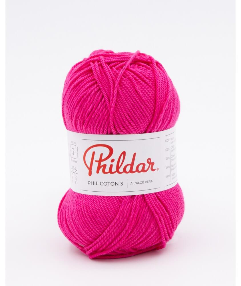 Fil coton à tricoter PHIL COTON 3 - Phildar - PPSC - certifié Oeko-Tex Fil coton à tricoter PHIL COTON 3 - Phildar - PPSC - certifié Oeko-Tex