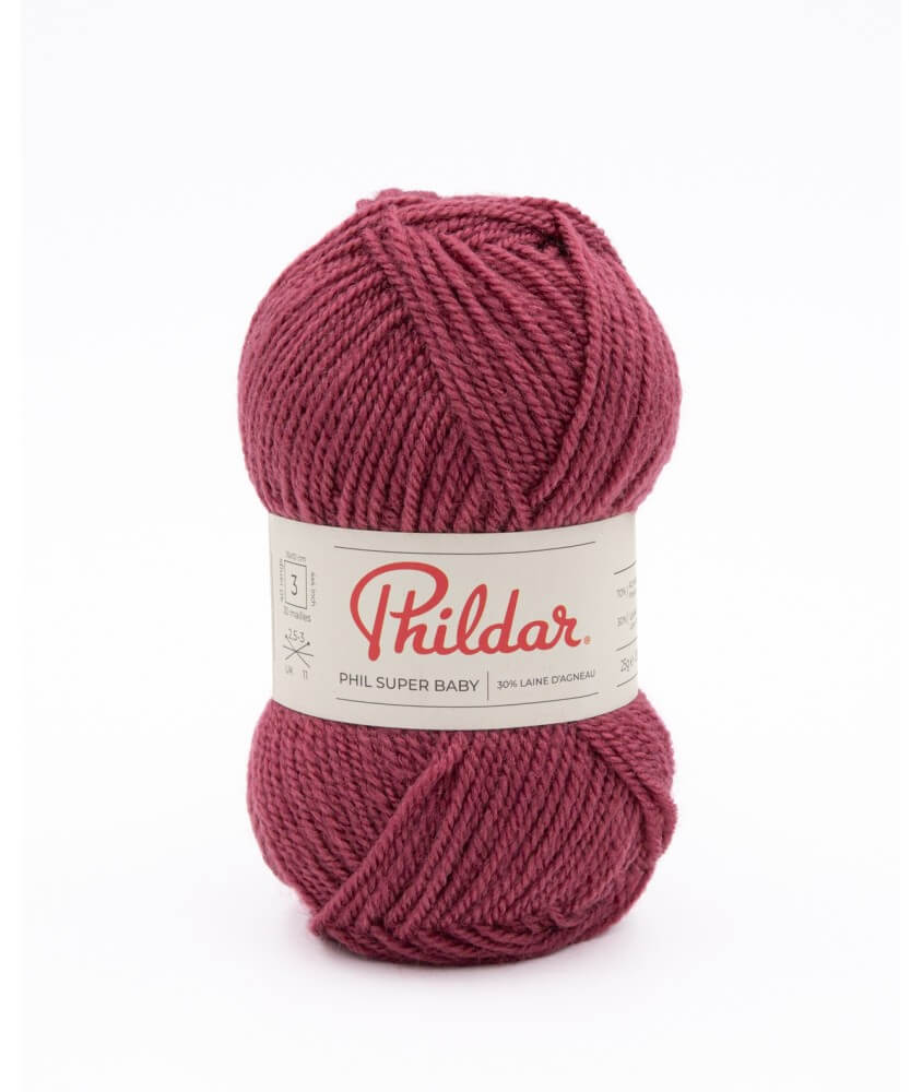 Pelote de laine à tricoter SUPER BABY - 25GR - Phildar - certifié Oeko-Tex Pelote de laine à tricoter SUPER BABY - 25GR - Phildar - certifié Oeko-Tex