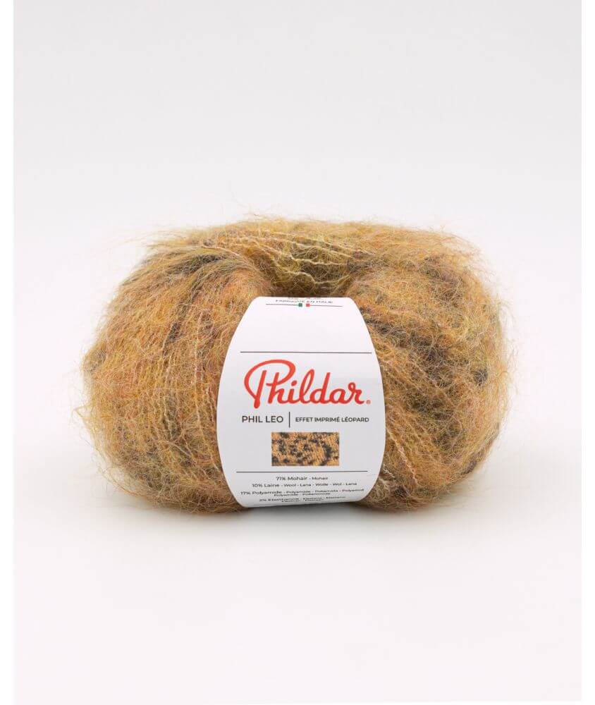Pelote de laine et Mohair PHIL LEO - 25gr - Phildar Pelote de laine et Mohair PHIL LEO - 25gr - Phildar