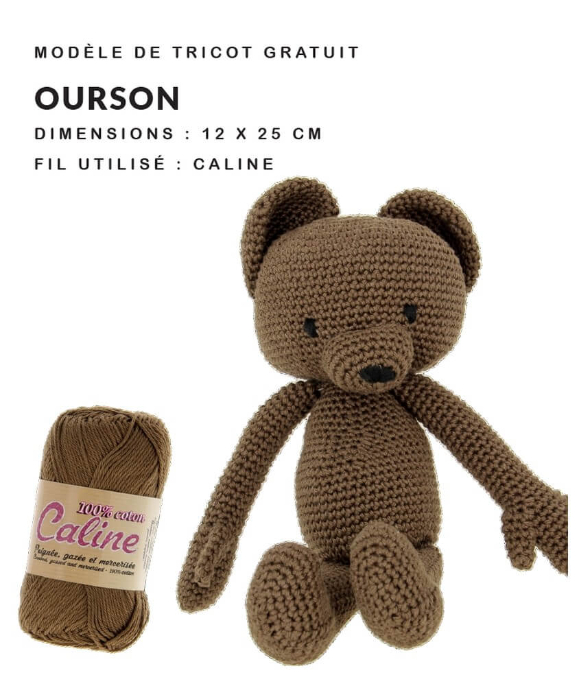 E-MODELE DOUDOU OURSON EN PELUCHE ENFANT - DISTRIFIL