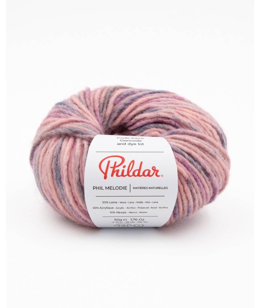 Pelote de laine et Alpaga à tricoter PHIL MELODIE - Phildar