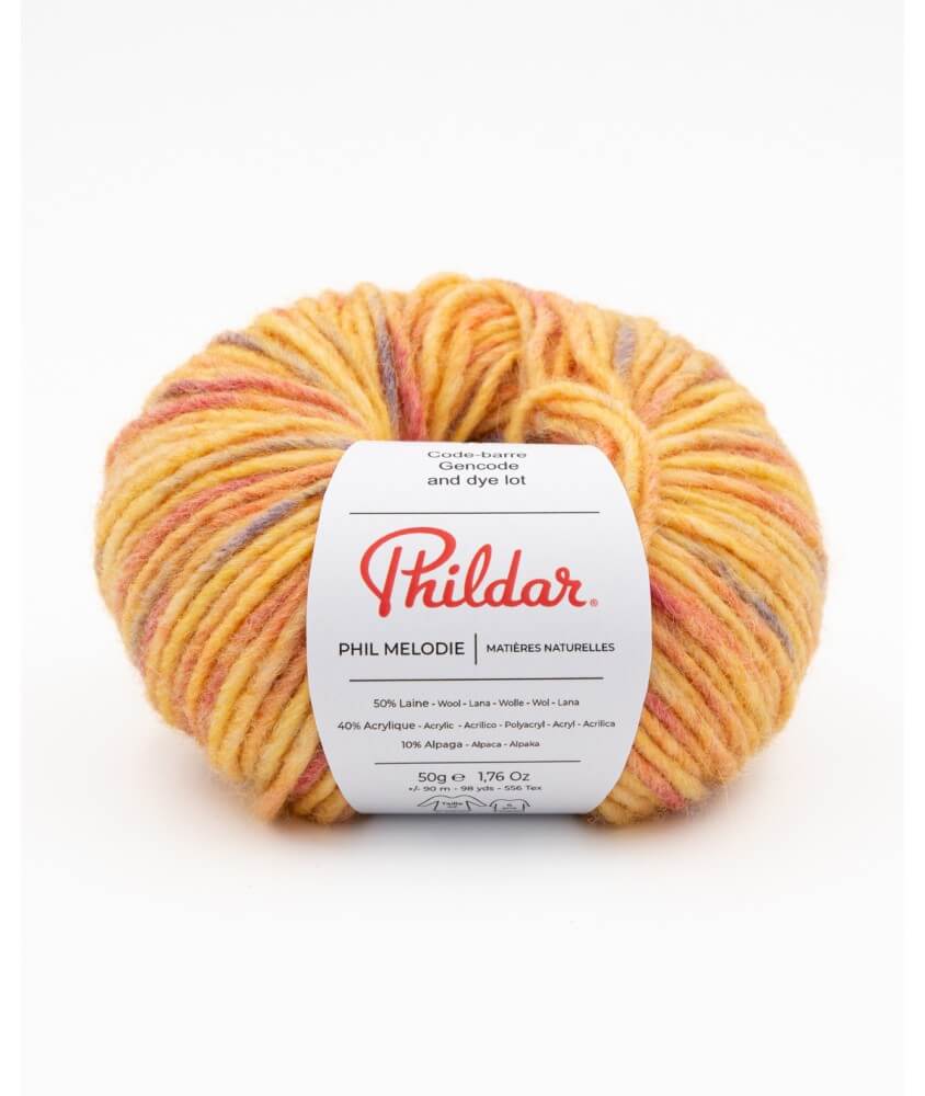 Pelote de laine et Alpaga à tricoter PHIL MELODIE - Phildar