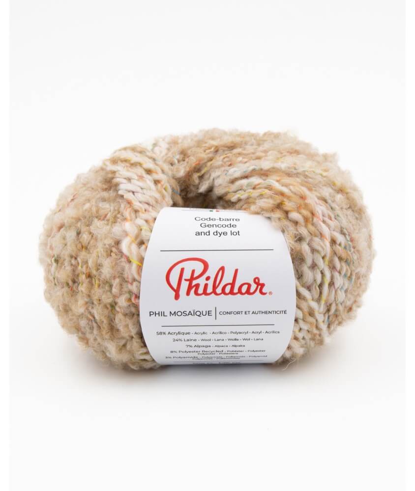 Pelote de laine et alpaga à tricoter PHIL MOSAIQUE - Phildar Pelote de laine et alpaga à tricoter PHIL MOSAIQUE - Phildar