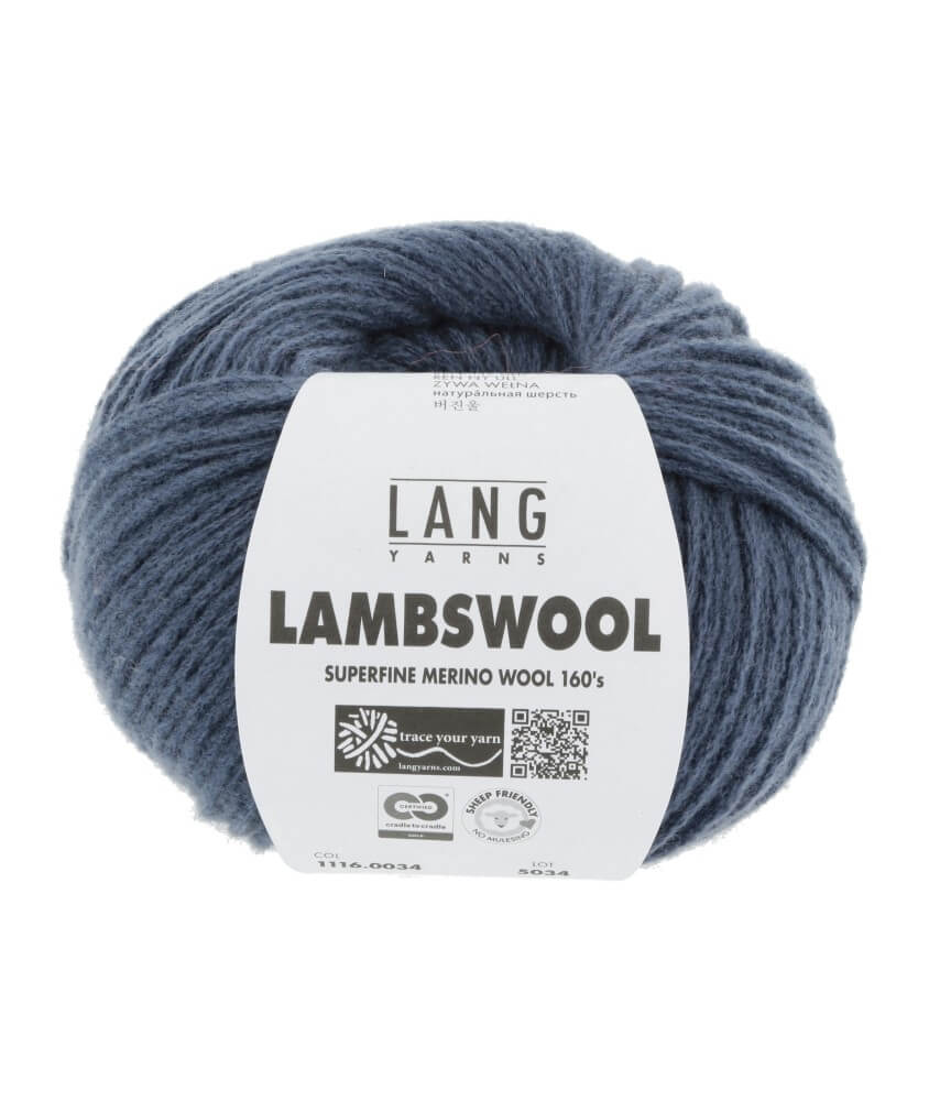 Pelote à tricoter 100% Laine Vierge LAMBSWOOL - Lang Yarns