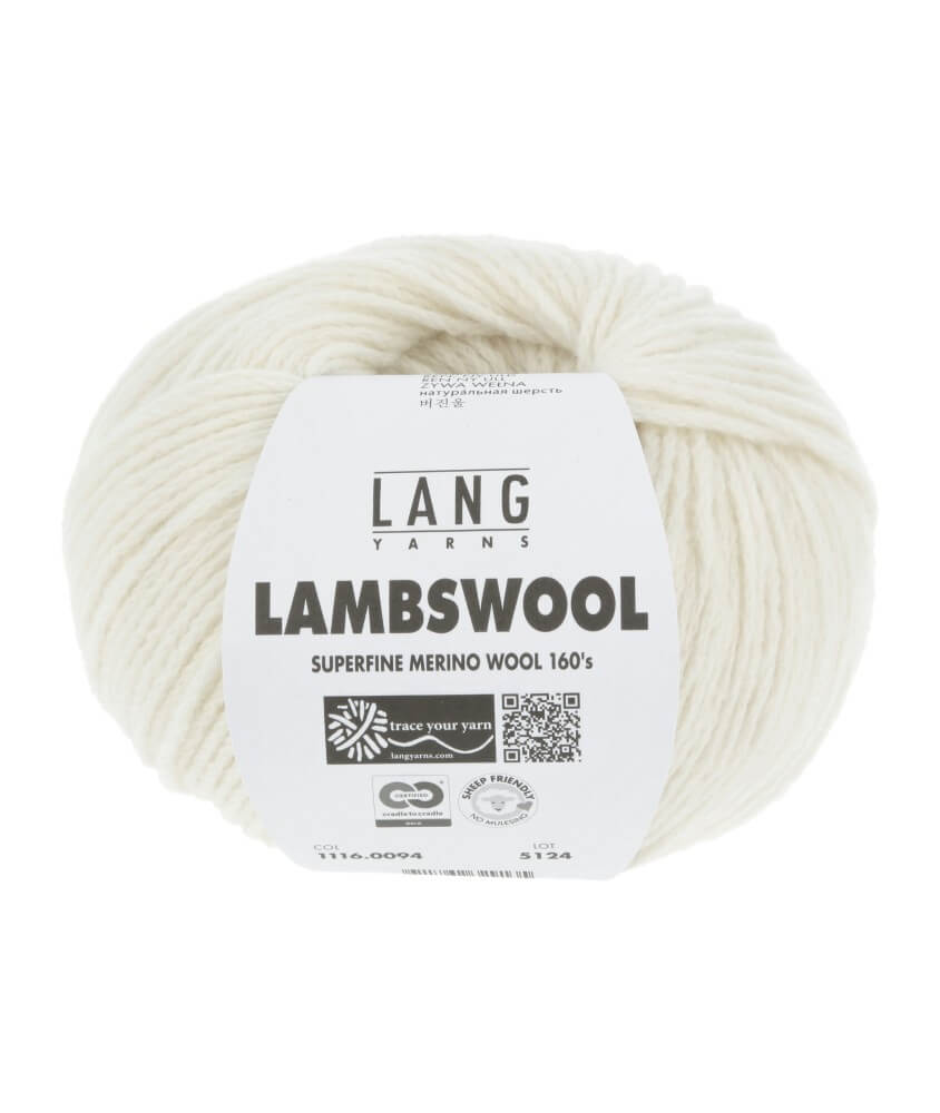Pelote à tricoter 100% Laine Vierge LAMBSWOOL - Lang Yarns