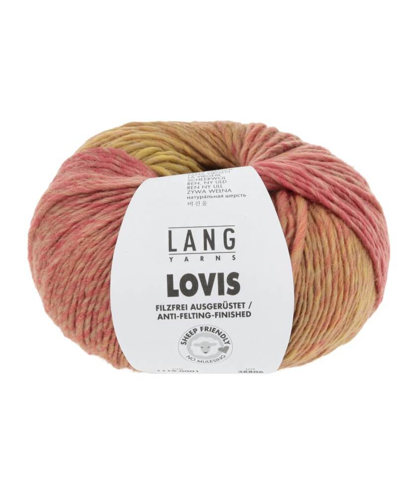 Pelote à tricoter 100% Laine Vierge LOVIS - Lang Yarns