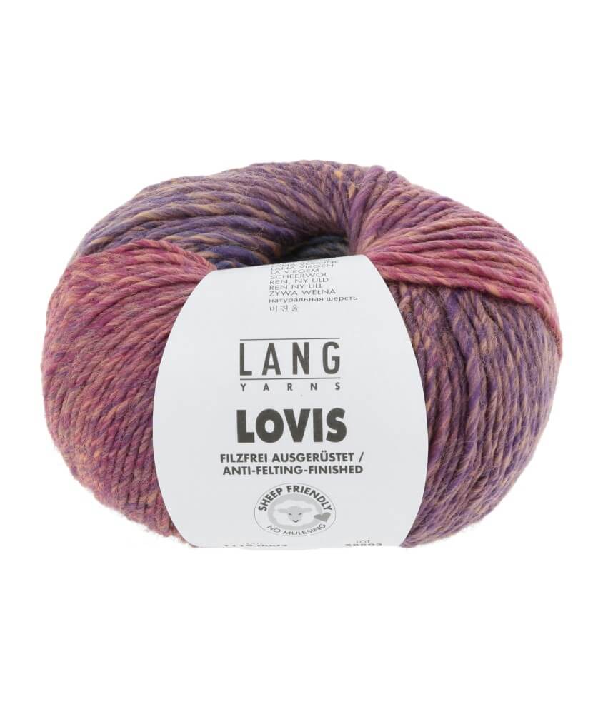 Pelote à tricoter 100% Laine Vierge LOVIS - Lang Yarns