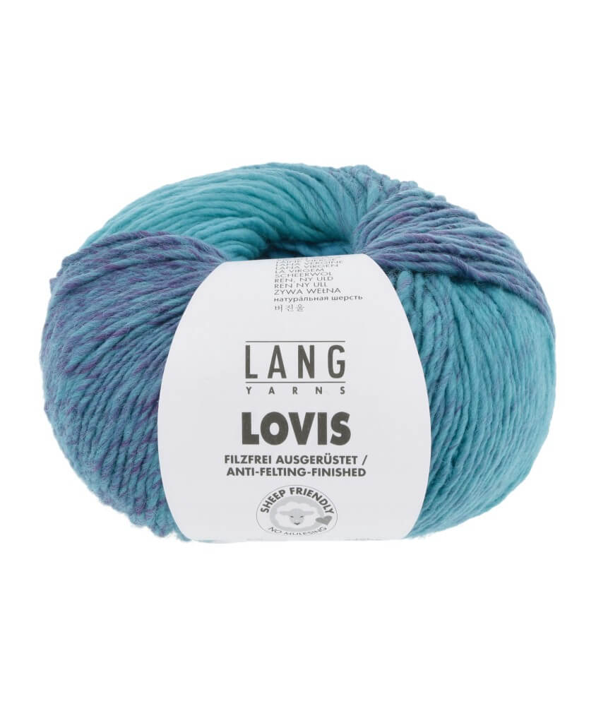 Pelote à tricoter 100% Laine Vierge LOVIS - Lang Yarns