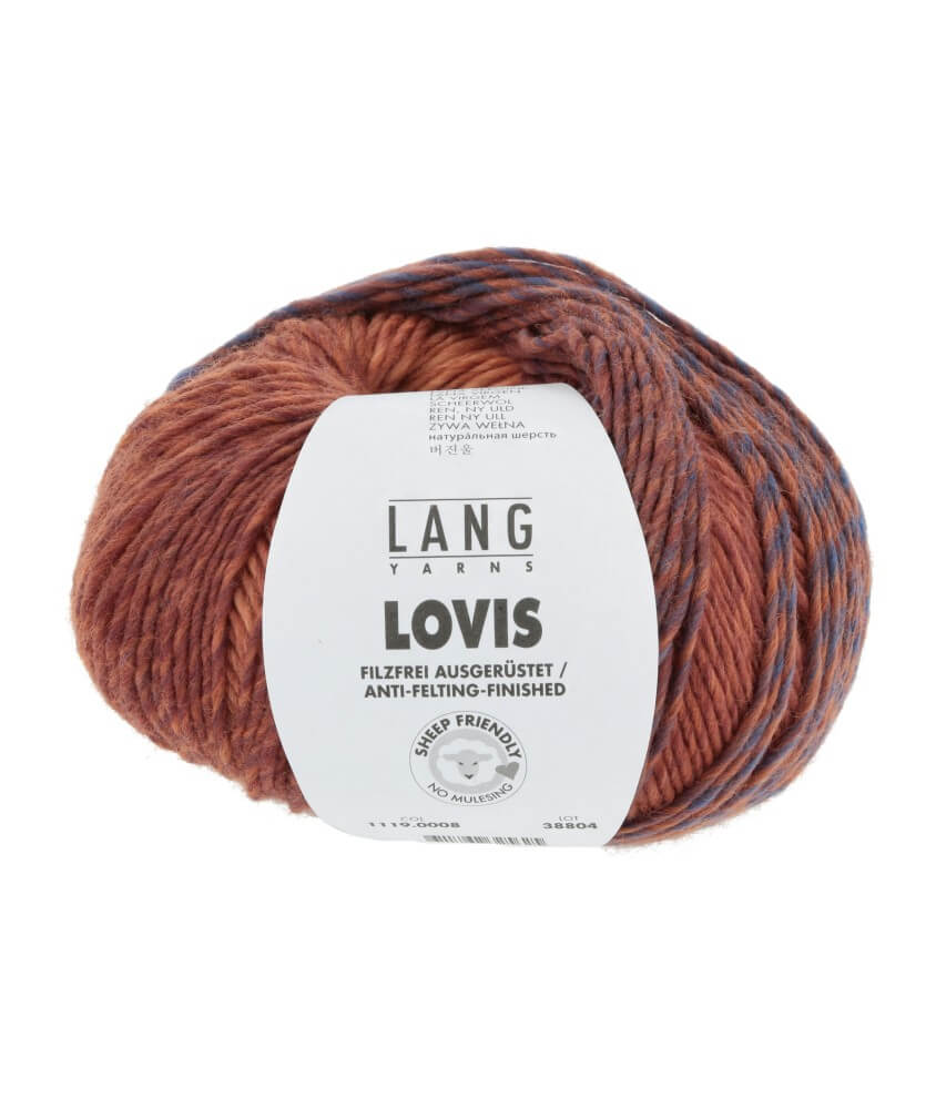 Pelote à tricoter 100% Laine Vierge LOVIS - Lang Yarns