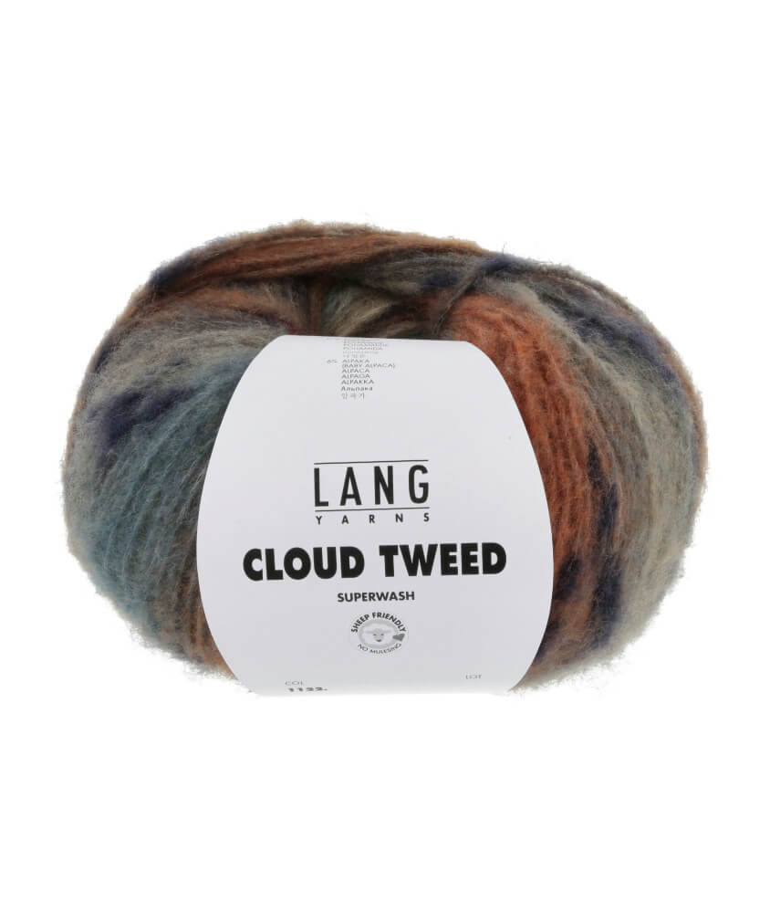 Pelote de laine à tricoter CLOUD TWEED- 100GR - Lang Yarns