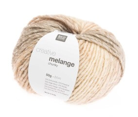 Pelote de laine à tricoter CREATIVE MELANGE CHUNKY - Rico Design