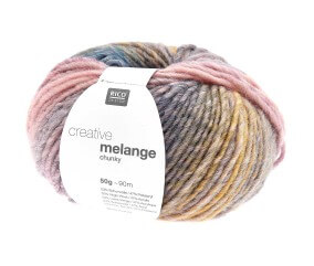 Pelote de laine à tricoter CREATIVE MELANGE CHUNKY - Rico Design
