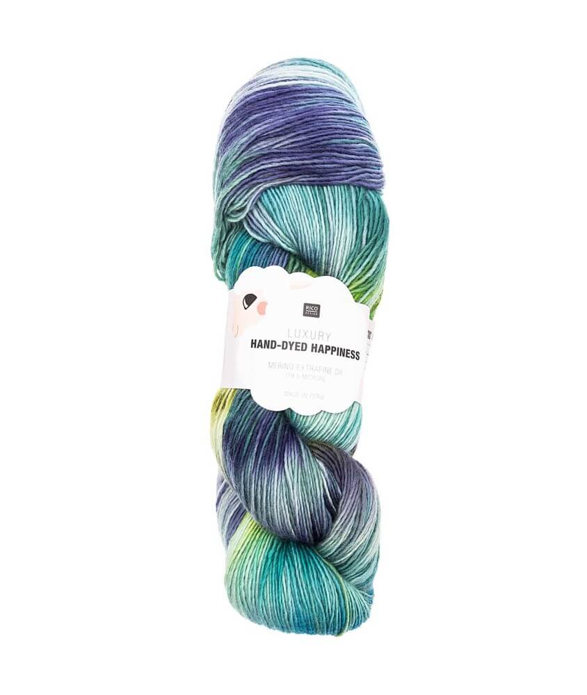 Pelote de laine Luxury HAND-DYED HAPPINESS DK - 100GR - Rico Design