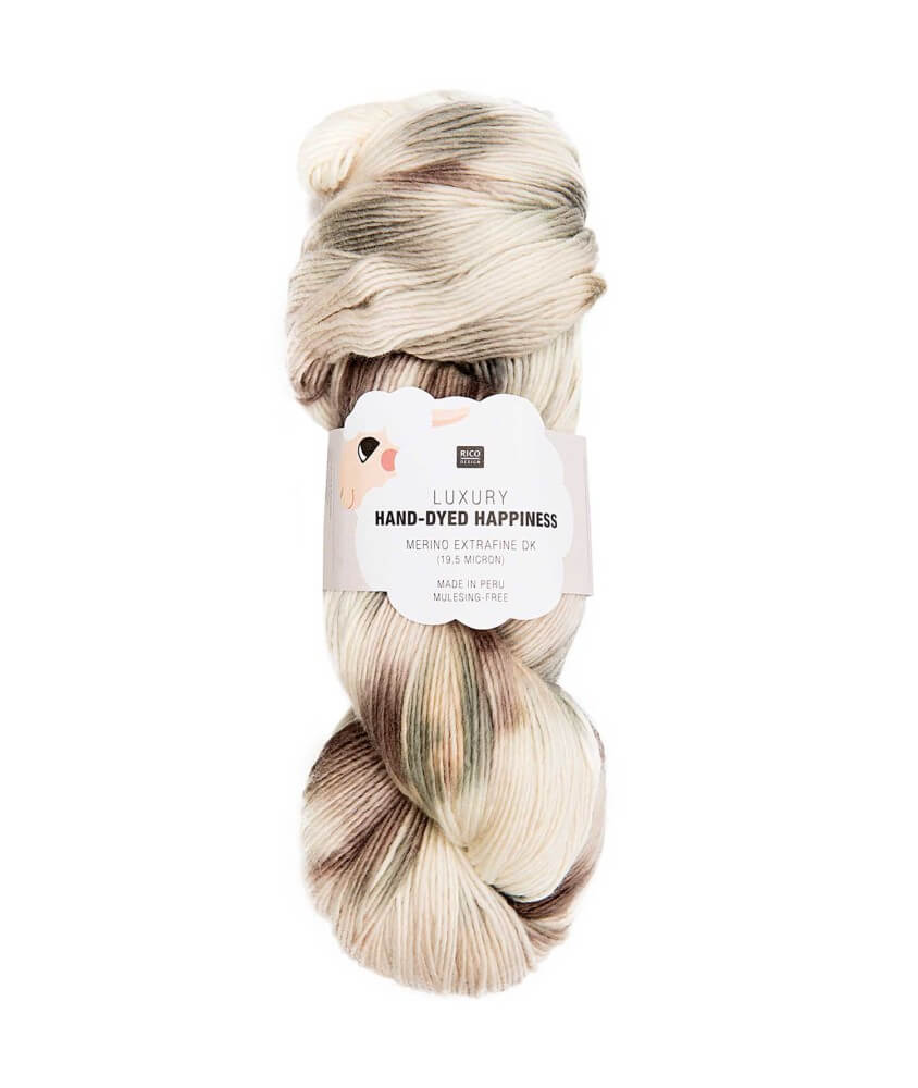 Pelote de laine Luxury HAND-DYED HAPPINESS DK - 100GR - Rico Design