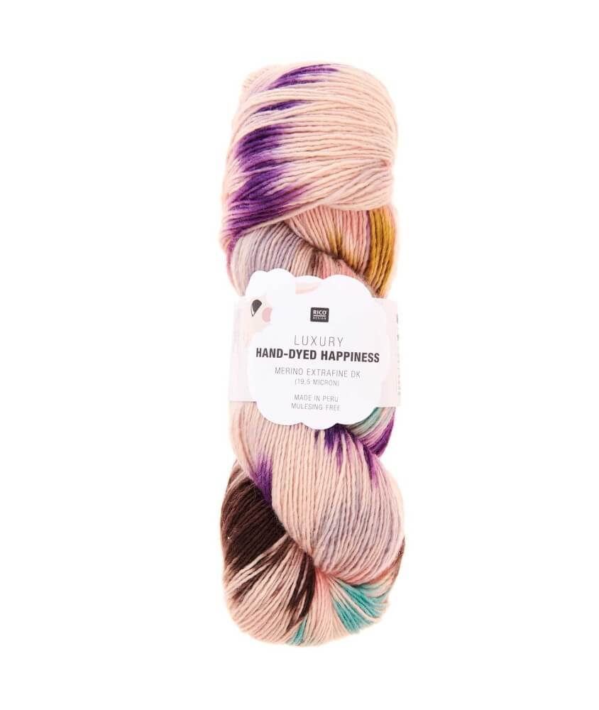 Pelote de laine Luxury HAND-DYED HAPPINESS DK - 100GR - Rico Design