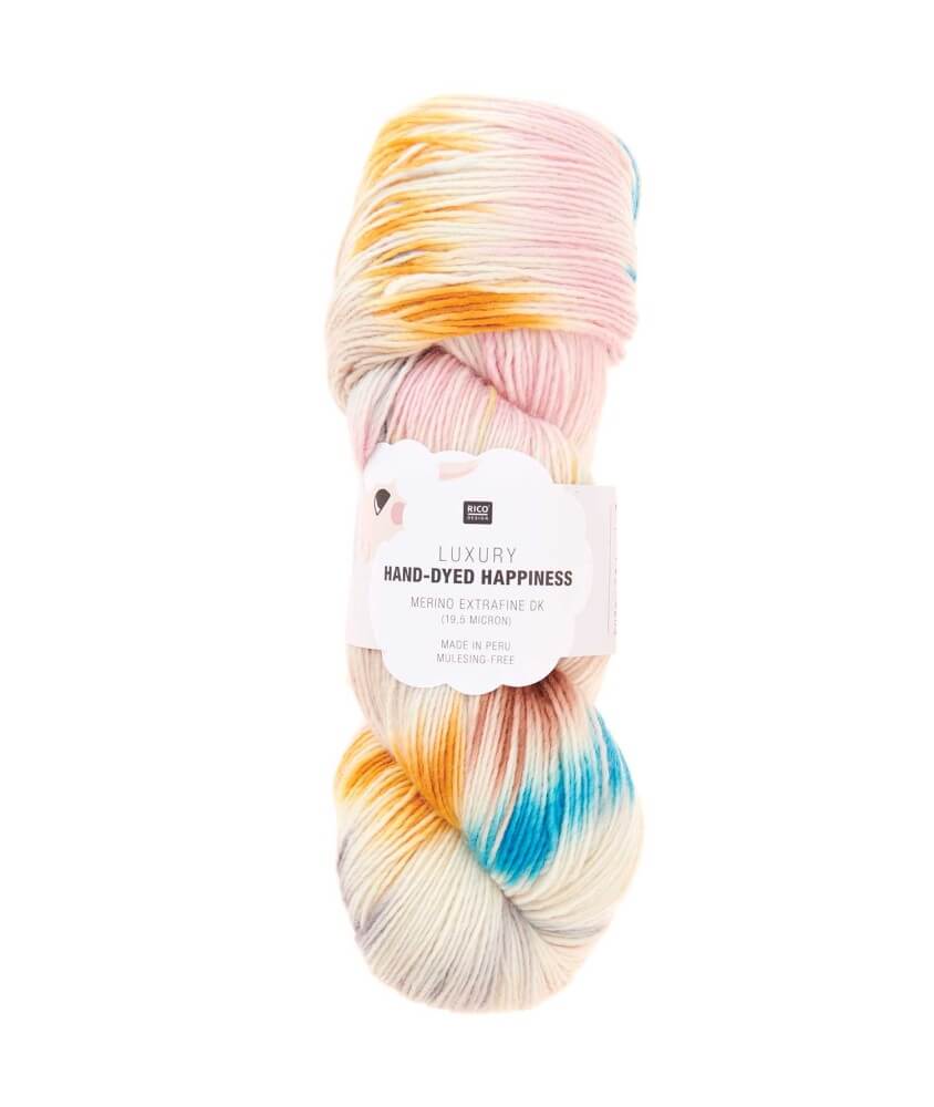 Pelote de laine Luxury HAND-DYED HAPPINESS DK - 100GR - Rico Design