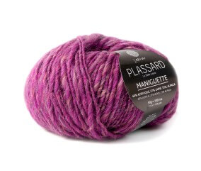 Pelote de laine et alpaga à tricoter MANIGUETTE - Plassard