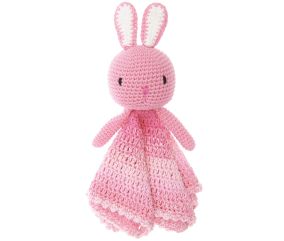 Kit Ricorumi à crocheter Baby Blankies Lapin - Rico Design