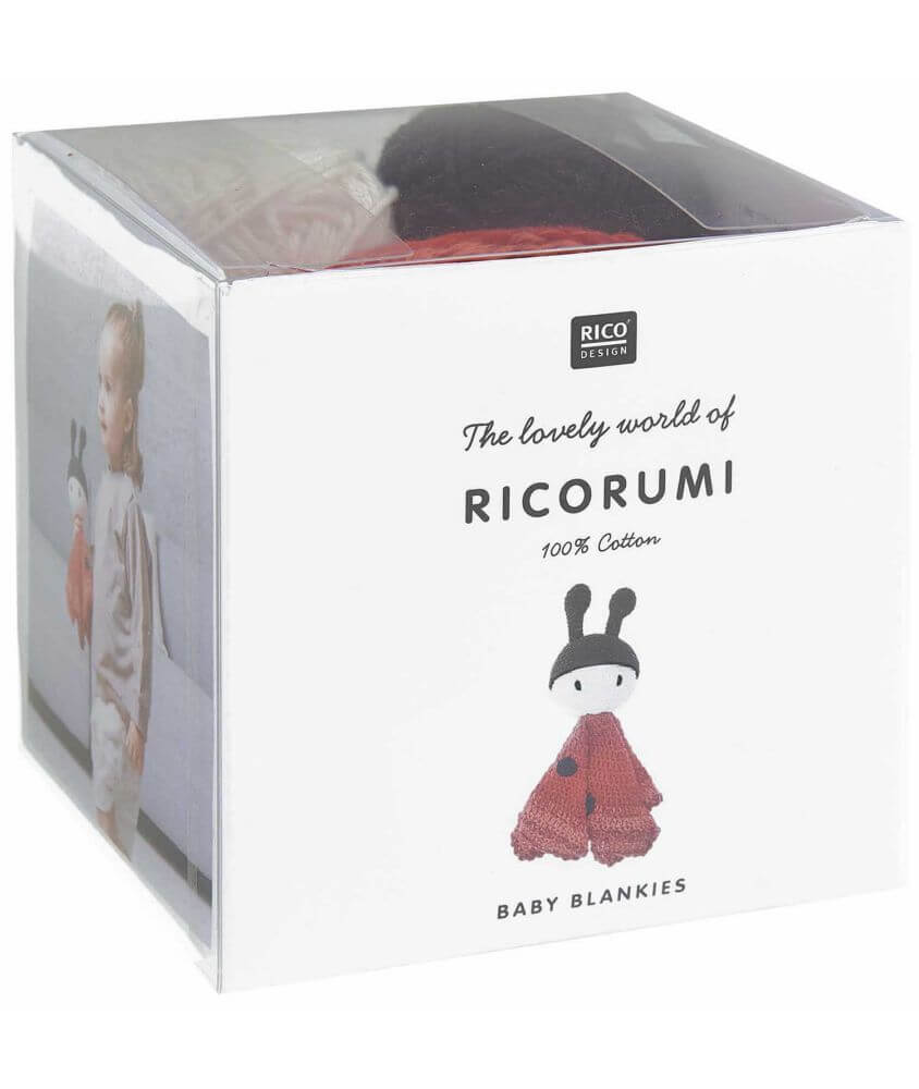 Kit Ricorumi à crocheter Baby Blankies Lapin - Rico Design