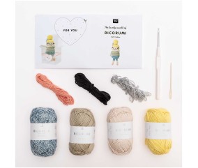 Kit Ricorumi à crocheter Family Amie - Rico Design