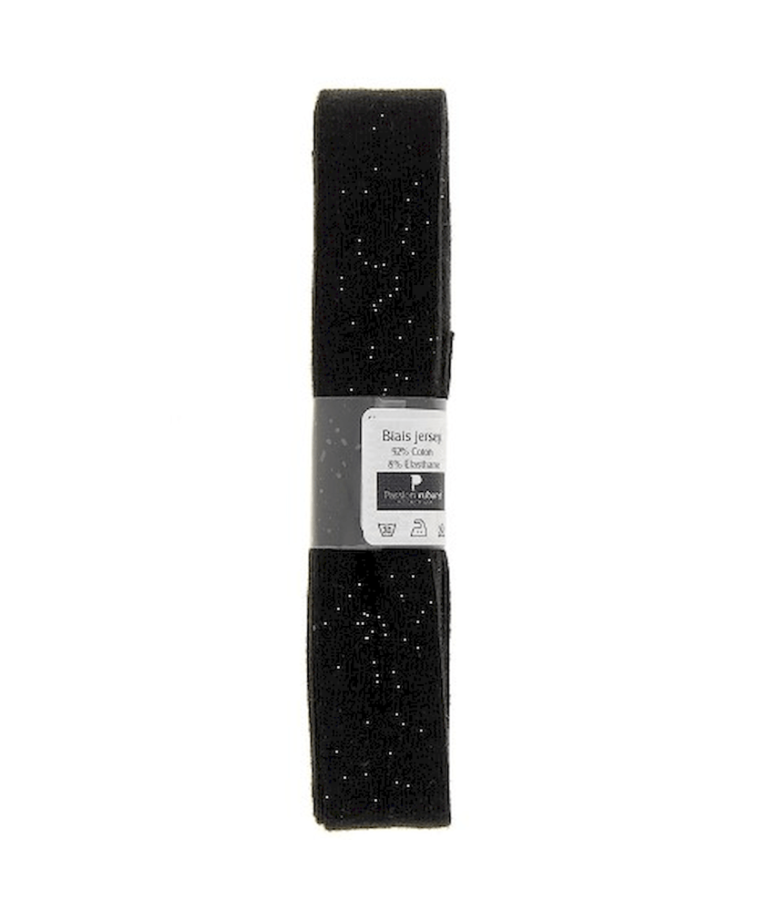 Biais de coton en jersey uni 1,5m x 20mm - Distrifil