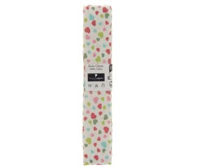 Biais en coton motif Coeurs 1,5m x 20mm - Distrifil