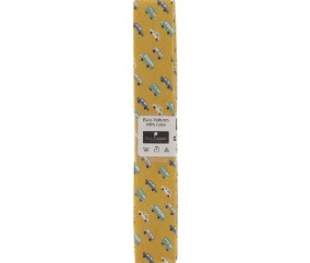 Biais en coton motif Voitures 1,5m x 20mm - Distrifil