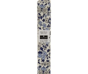 Biais en coton motif Fleurs 1,5m x 20mm - Distrifil