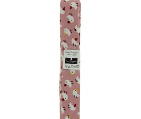 Biais en coton motif Poussins 1,5m x 20mm - Distrifil