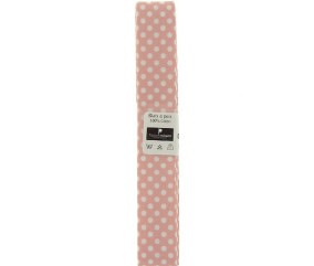 Biais en coton motif Pois 1,5m x 20mm - Distrifil