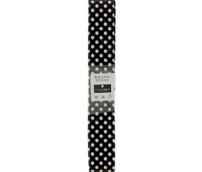 Biais en coton motif Pois 1,5m x 20mm - Distrifil
