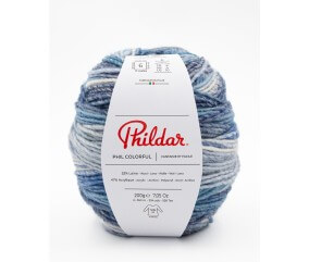 Pelote de Laine à tricoter PHIL COLORFUL - 200GR - Phildar
