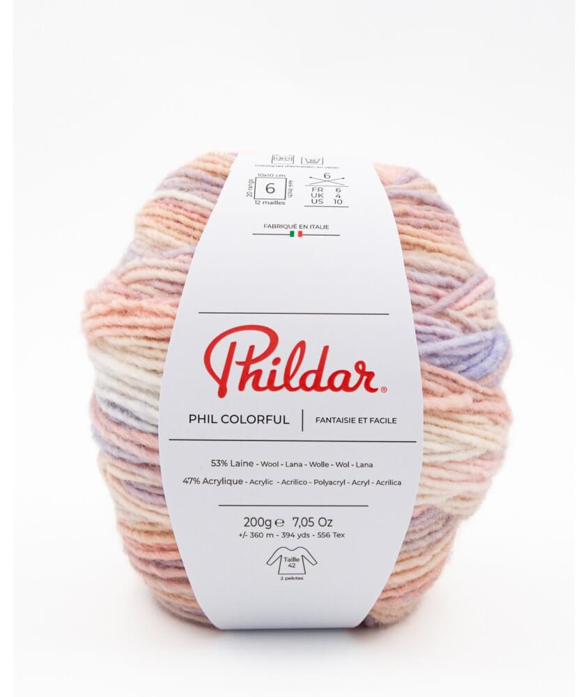 Pelote de Laine à tricoter PHIL COLORFUL - 200GR - Phildar