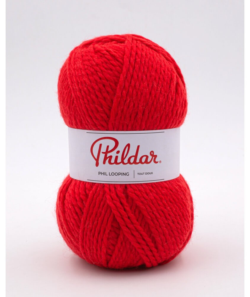 Pelote de laine à tricoter PHIL LOOPING - 100 GR - Phildar - certifié Oeko-Tex