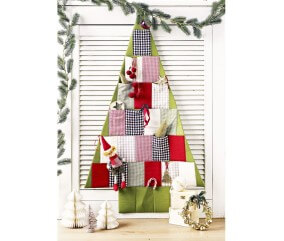 Patron Burda 5952 - Accessoires, calendrier de l'avent en forme de sapin