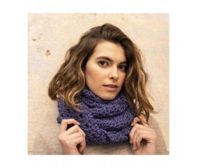 Kit Crochet Echarpe Elurra By Ameskeria - Katia