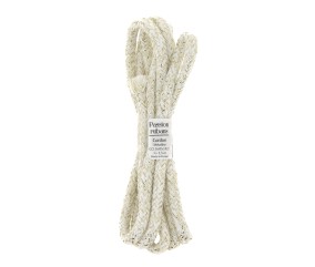 Cordon en coton métallisé 1,5m x 5mm - Passion Rubans