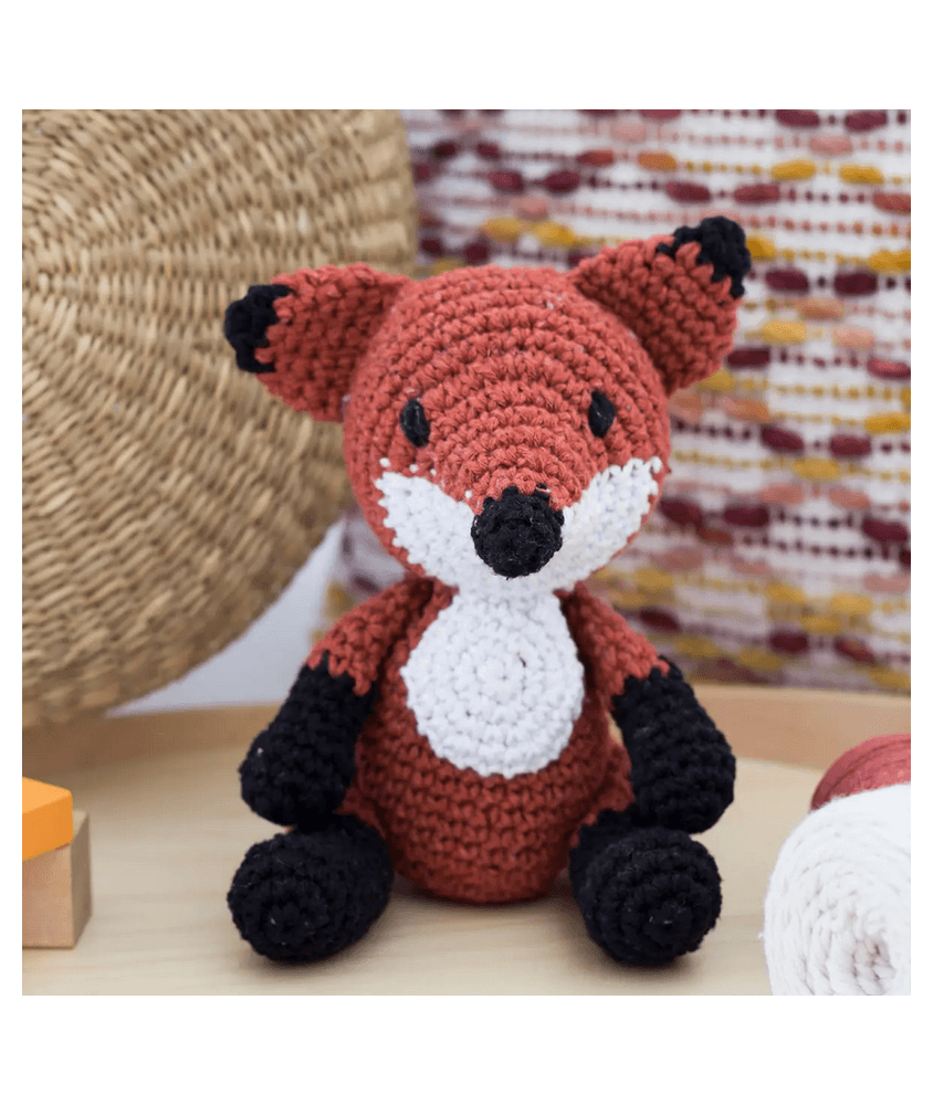 Kit Hoooked / Eco-Barbante Fergie le Renard - Amigurumi Dmc Kit Hoooked / Eco-Barbante Fergie le Renard - Amigurumi Dmc